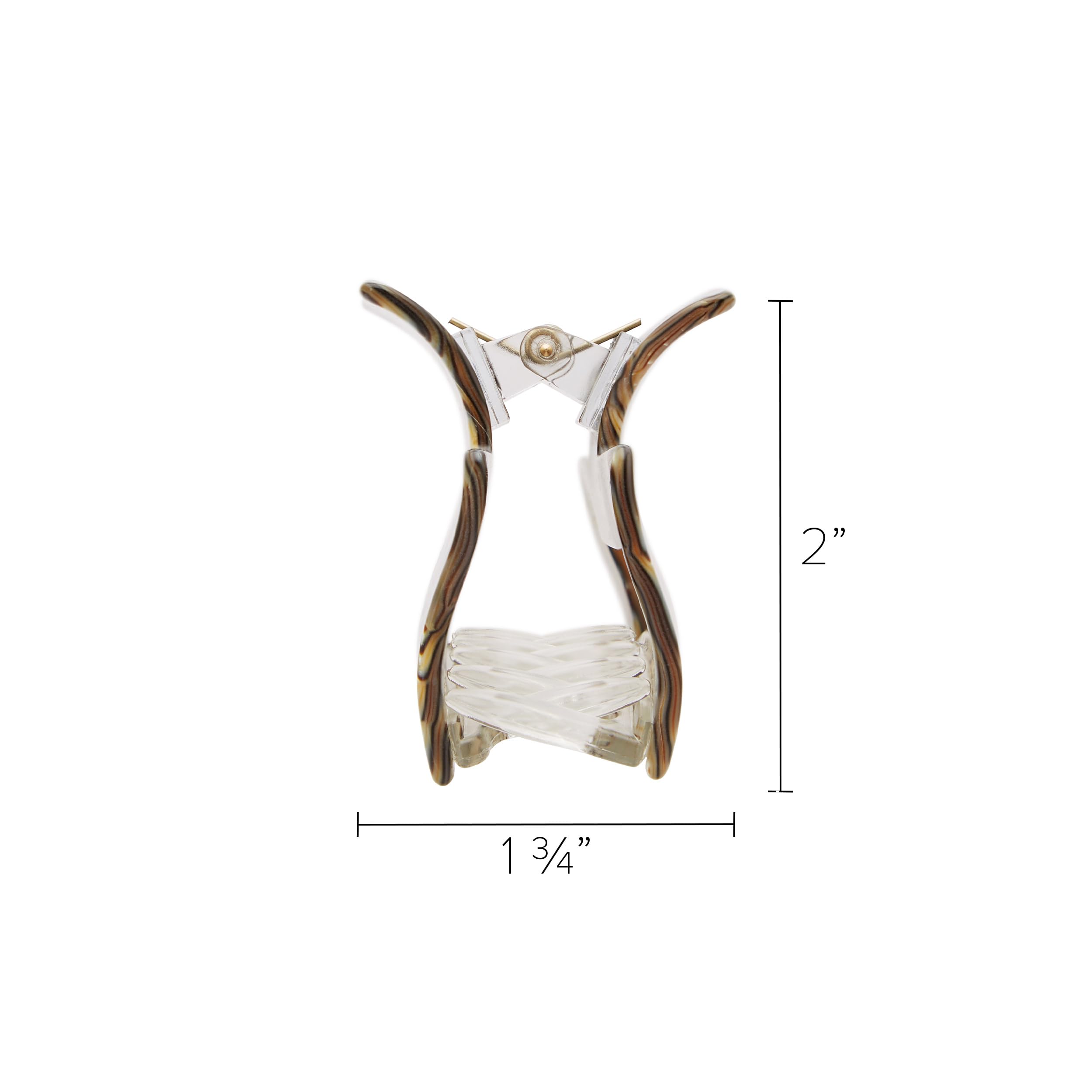 Amazon.com : France Luxe Large Cutout Rectangle Claw Clip 
