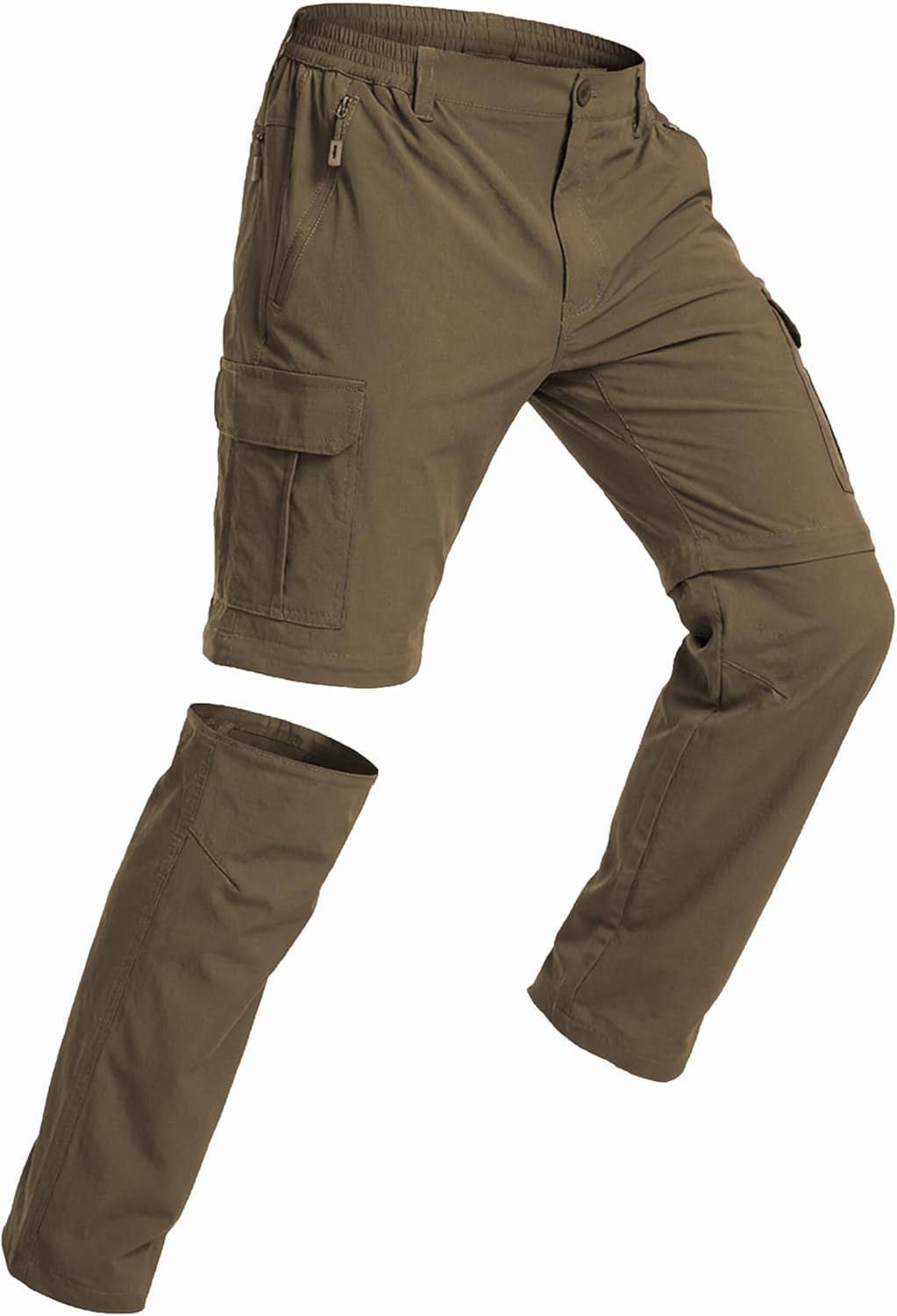 NATUVENIX Men's Convertible Hiking Pants Quick Dry Zip Off Cargo Lightweight Water Resistant Stretch Fishing Travel Outdoor