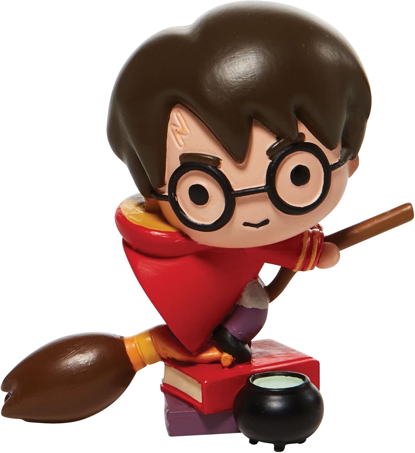 Enesco Wizarding World of Harry Potter Charms Collection Series 5 Riding on Broom Figurine, 3.23 Inch, Multicolor