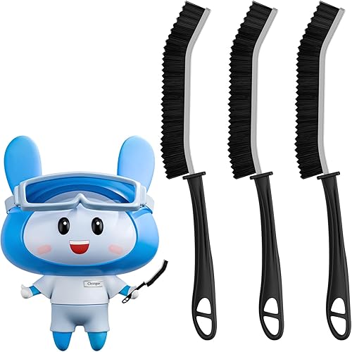 Miniatura 9 de Cepillos de limpieza de hendiduras, herramienta de cepillo limpiador dentado para espacios reducidos de difícil acceso, artículos esenciales para el