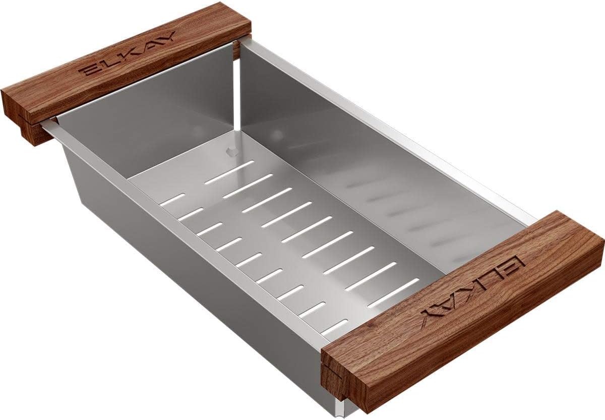 Elkay Dart Canyon CTXC0712 Stainless Steel 6-7/16" x 11-7/8" x 2-1/2" Colander