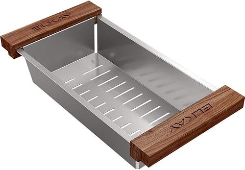 Elkay Dart Canyon CTXC0712 Colador de acero inoxidable 6-7/16" x 11-7/8" x 2-1/2"