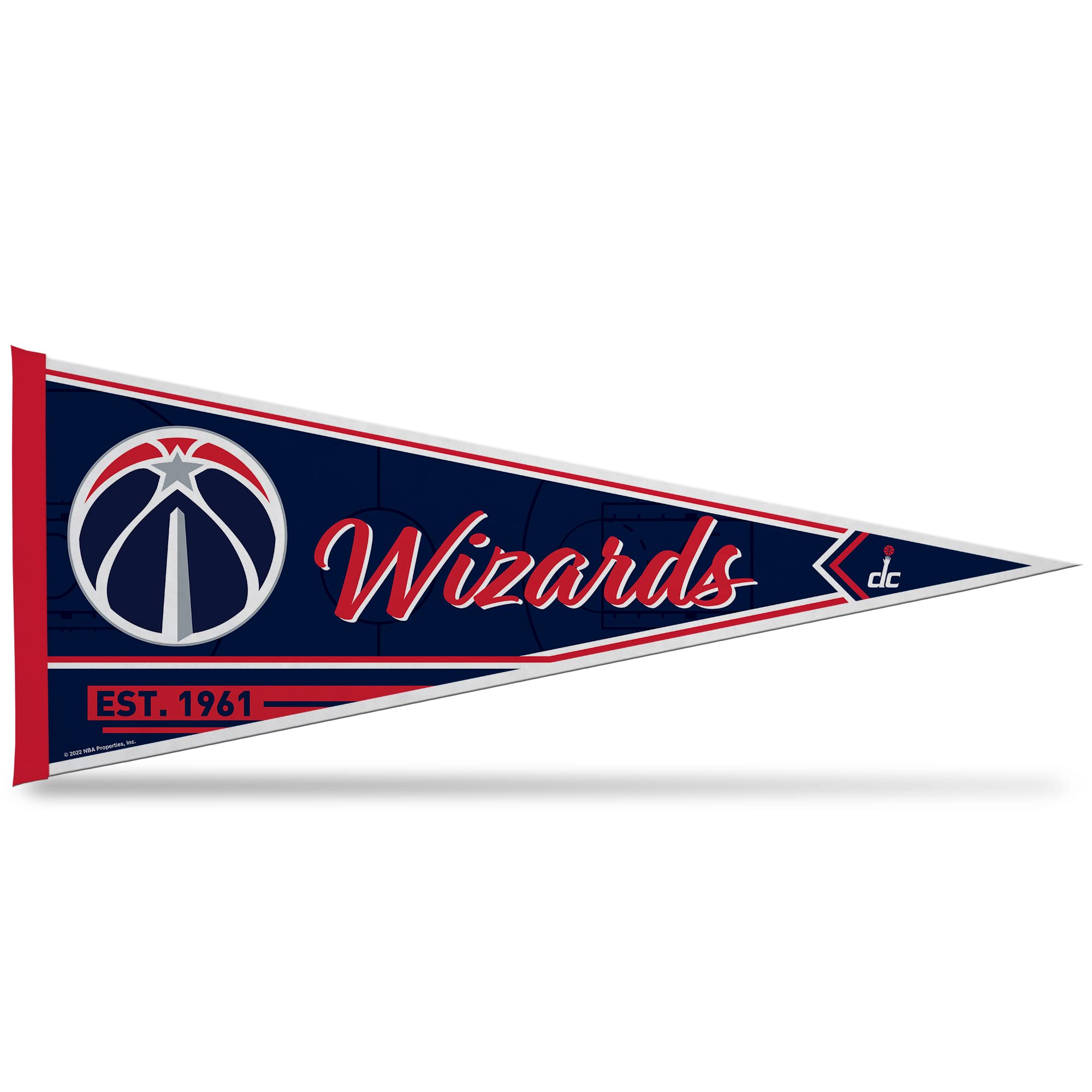 Fanion NBA Washington Wizards feutre décoration murale de chambre Rico