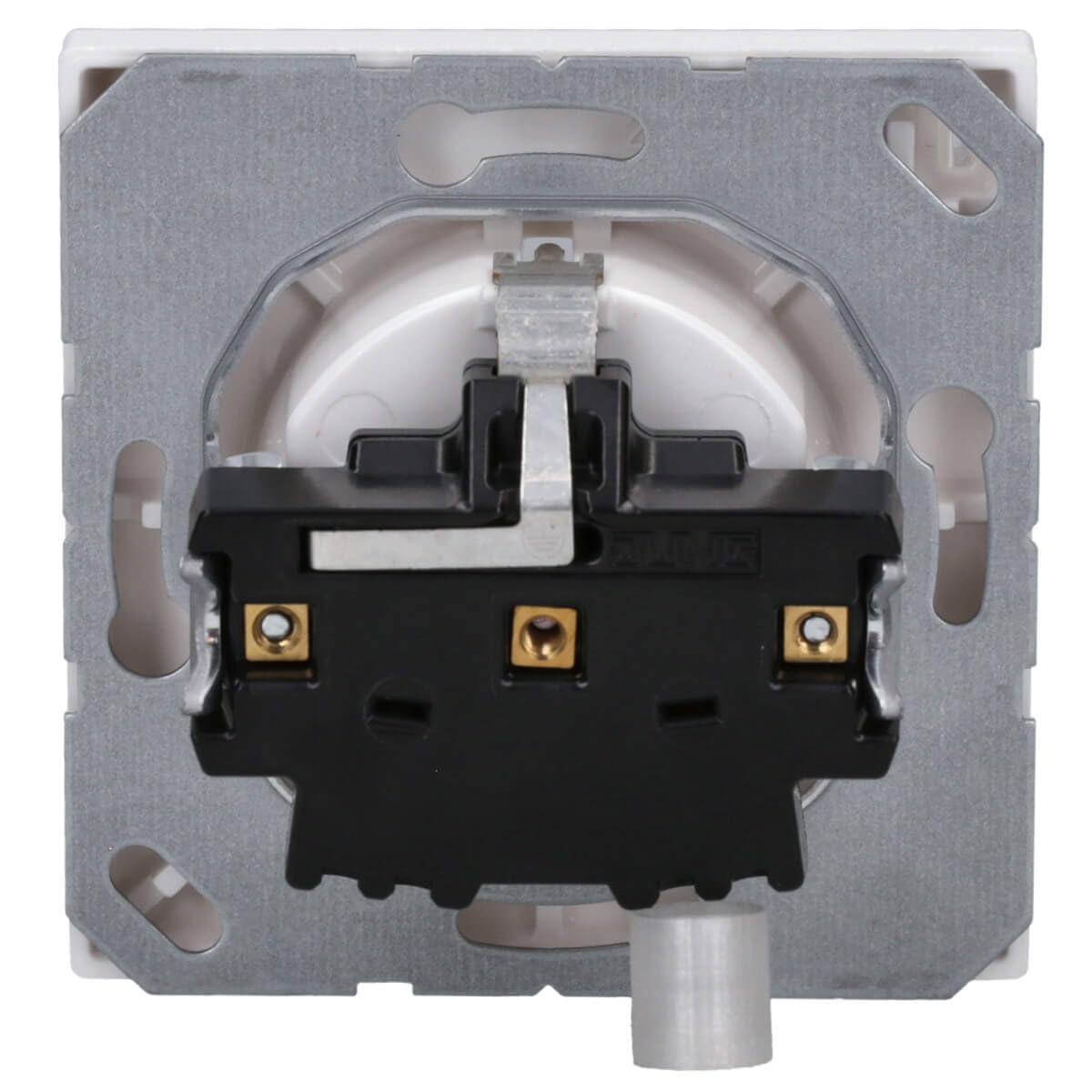 Jung 1520 NA WW akcesoria zasilanie gniazdko Schuko 16 A 250 V z polem do pisania 9 x 58 mm seria LS biel alpejska