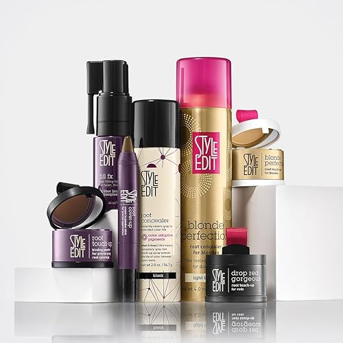 Miniatura 7 de Style Edit Polvo de retoque de raíz, para cubrir raíces y cabellos grises, color rojo claro