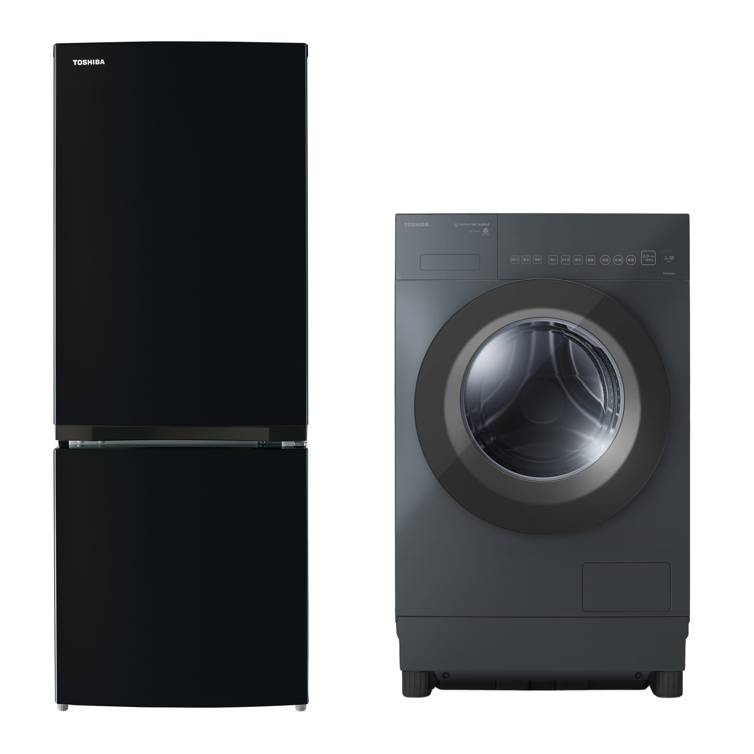 22C5送料設置無料☆東芝 自動製氷機能付き大型冷蔵庫 363L 洗濯機