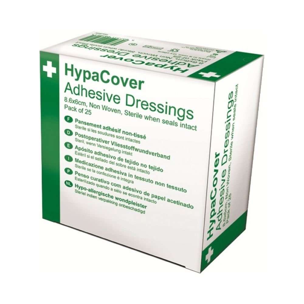 Safety First Aid D7137A HypaCover Medium Adhesive Dressing, Set of 25