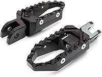 Vista 15 de MC MOTOPARTS Estriberas extendidas Black Rider Wide Touring de 0.984 in compatibles con Razor SX125 SX350 SX500