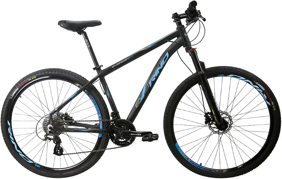 Bicicleta Aro 29 RINO EVEREST Freio Hidraulico - Shimano Altus com trava 24v
