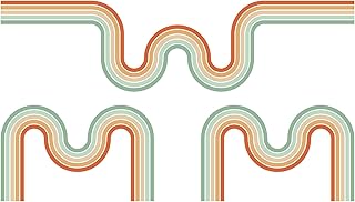 12 Bedroom Wallpaper Ideas to Add Instant Personality 59 Vintage Classic Retro Colorful Rainbow Tracks Vinyl Kids Bedroom Wall De...