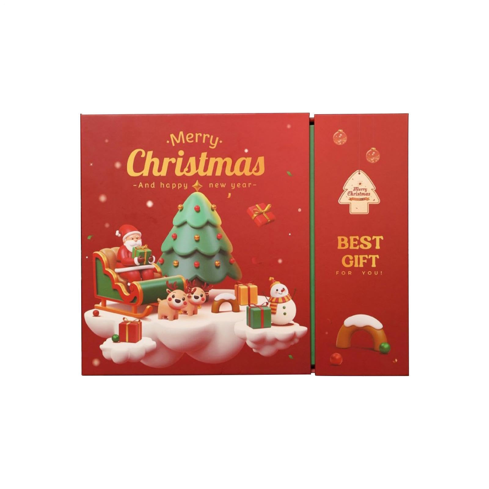 Scatola Avvento Natalizio Forniture Calendario 'Avvento Ricaricabile 24