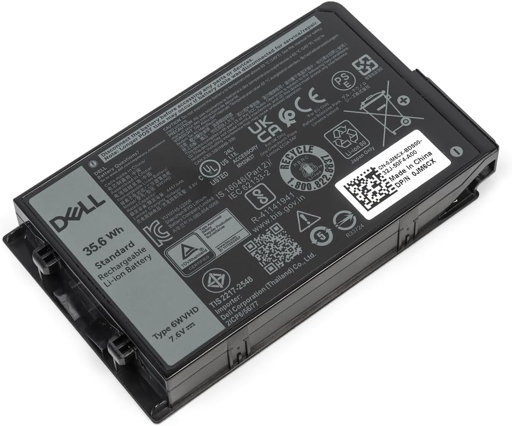 Dell 35.6Wh Lithium-ion Battery for Latitude 7230, JM6CX