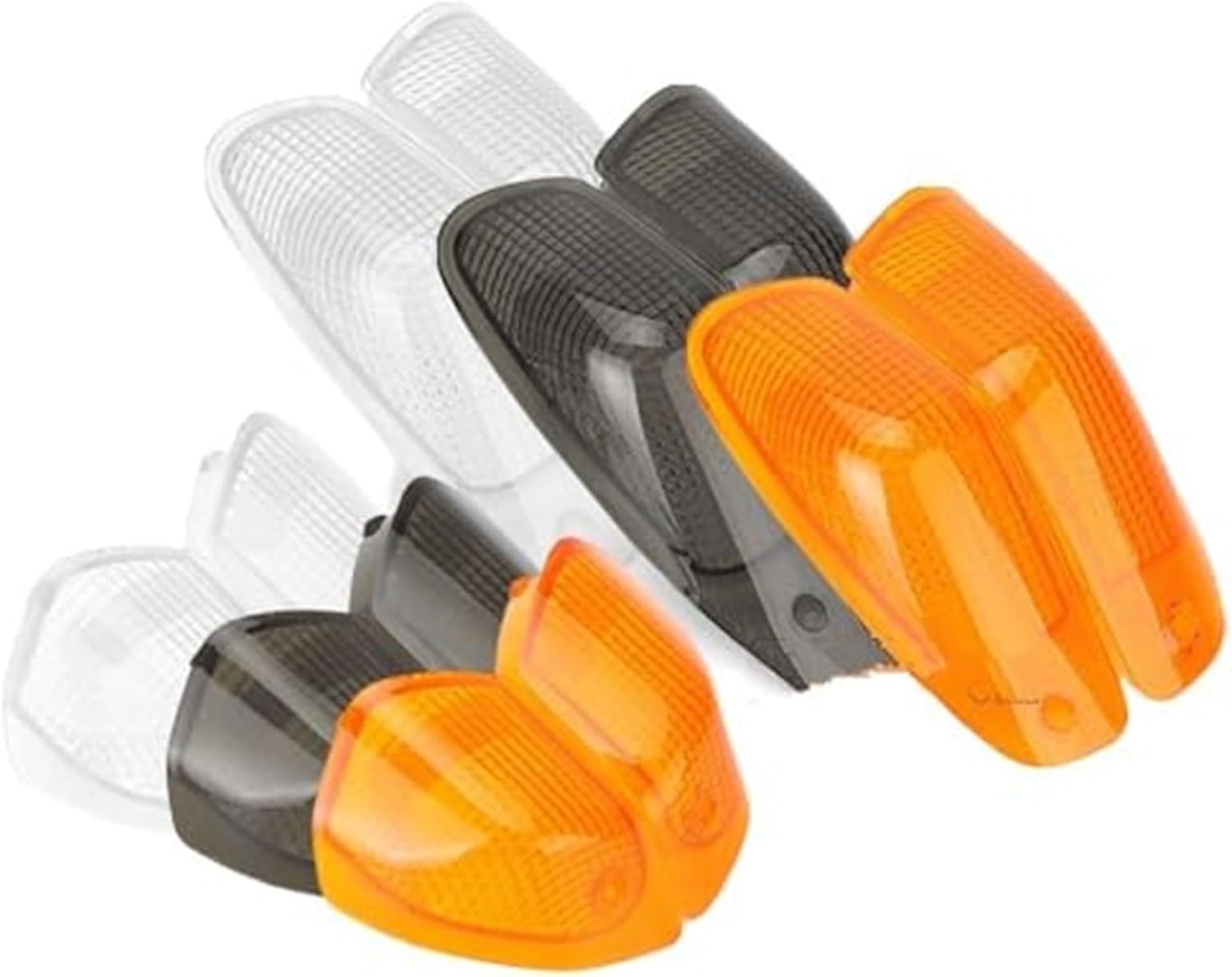 カワサキZZR400 ZX400N用クリアウインカーレンズ フロントリア