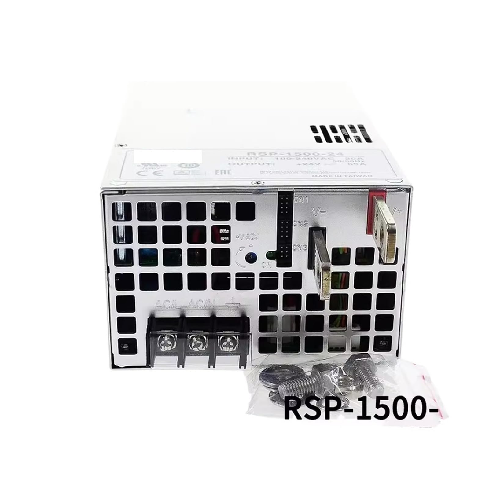 Fuente de alimentación salida única 1500 W RSP-1500-12 con PFC y voltaje ajustable. Se puede conectar en paralelo la fuente,Fiabilidad
