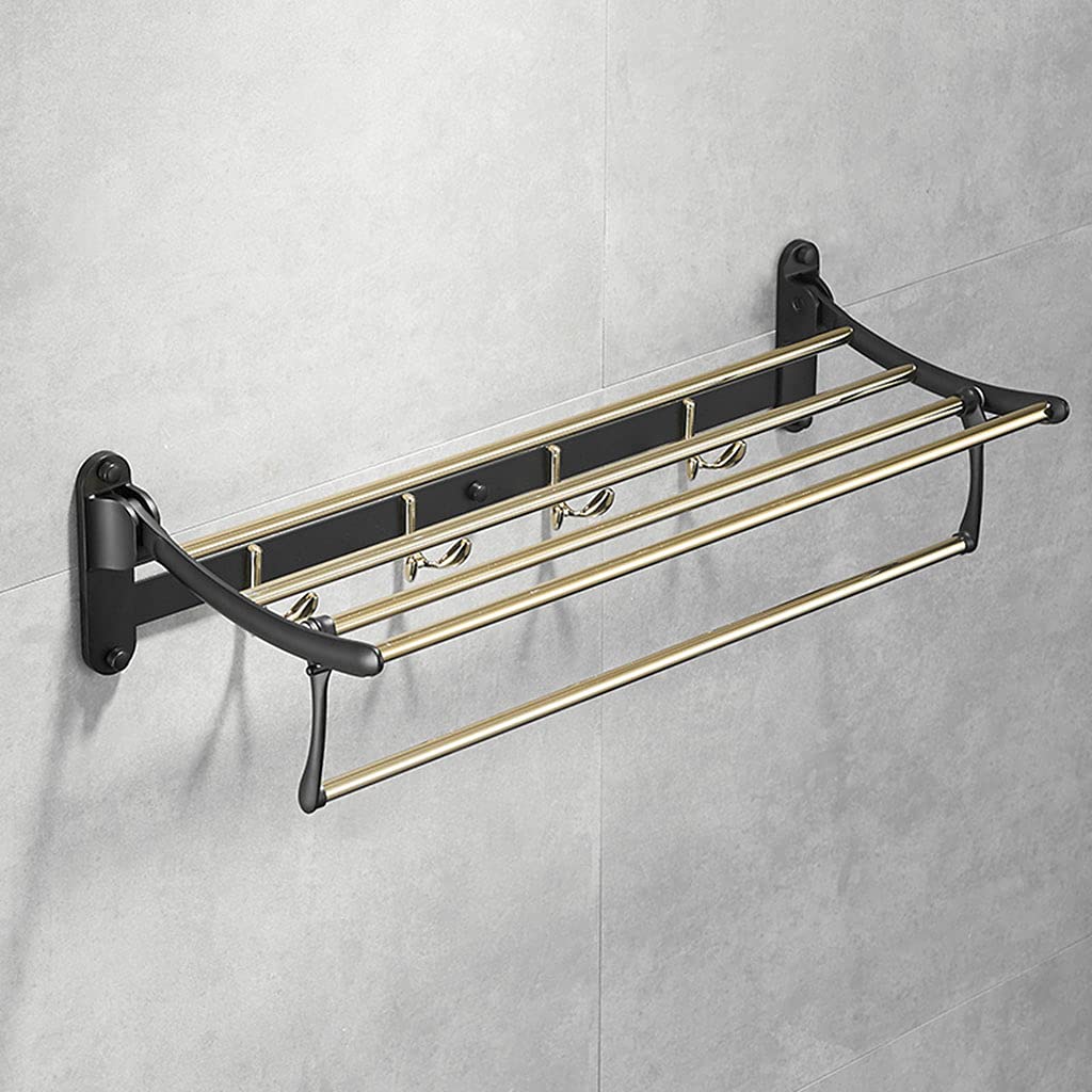 Étagère de cuisine et salle de bain CRODY, le rack de serviette mural pour un intérieur ordonné