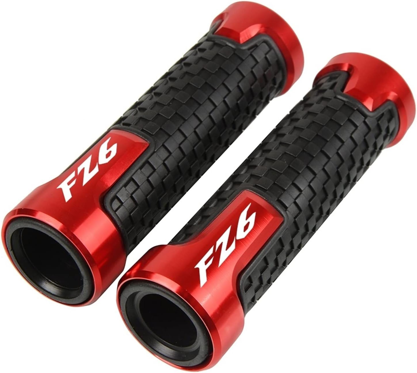 for Yamaha FZ6 FZ6R FAZER R 2014 2015 2016 Motorcycle Anti-Skid Handlebar Hand Rubber Grips Handle Bar Ends Cap Plug 7/8'' 22mm with Logo (Color : 5)