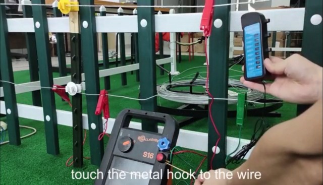 Image of Voltage Meter, Multi Light, Electric Fence Tester, Voltage Detection Portable, for Agricultural Supply Fencing, ABS, 7000V