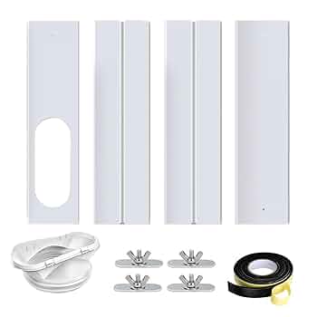 窓エアコン用スライドパネル　Sサイズ【お値下げ&サイズ説明追加しました】 Amazon | テラス窓用 延長窓パネル 工事不要 取付枠 延長窓枠