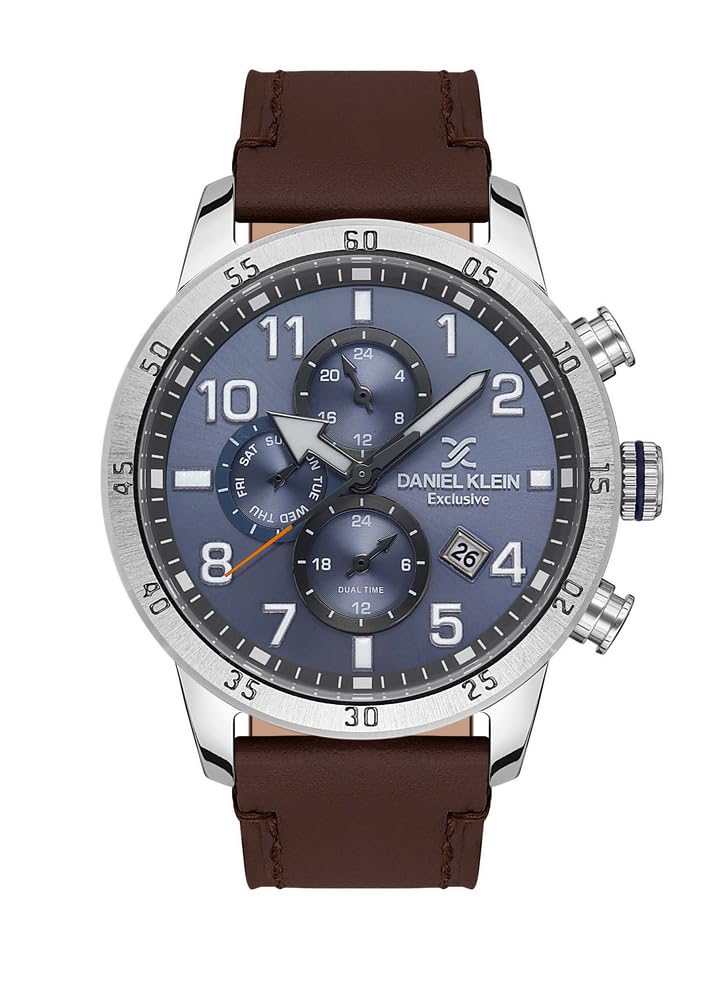 DANIEL KLEIN Analogue Blue Dial Men’s Watch-DK.1.13539-3
