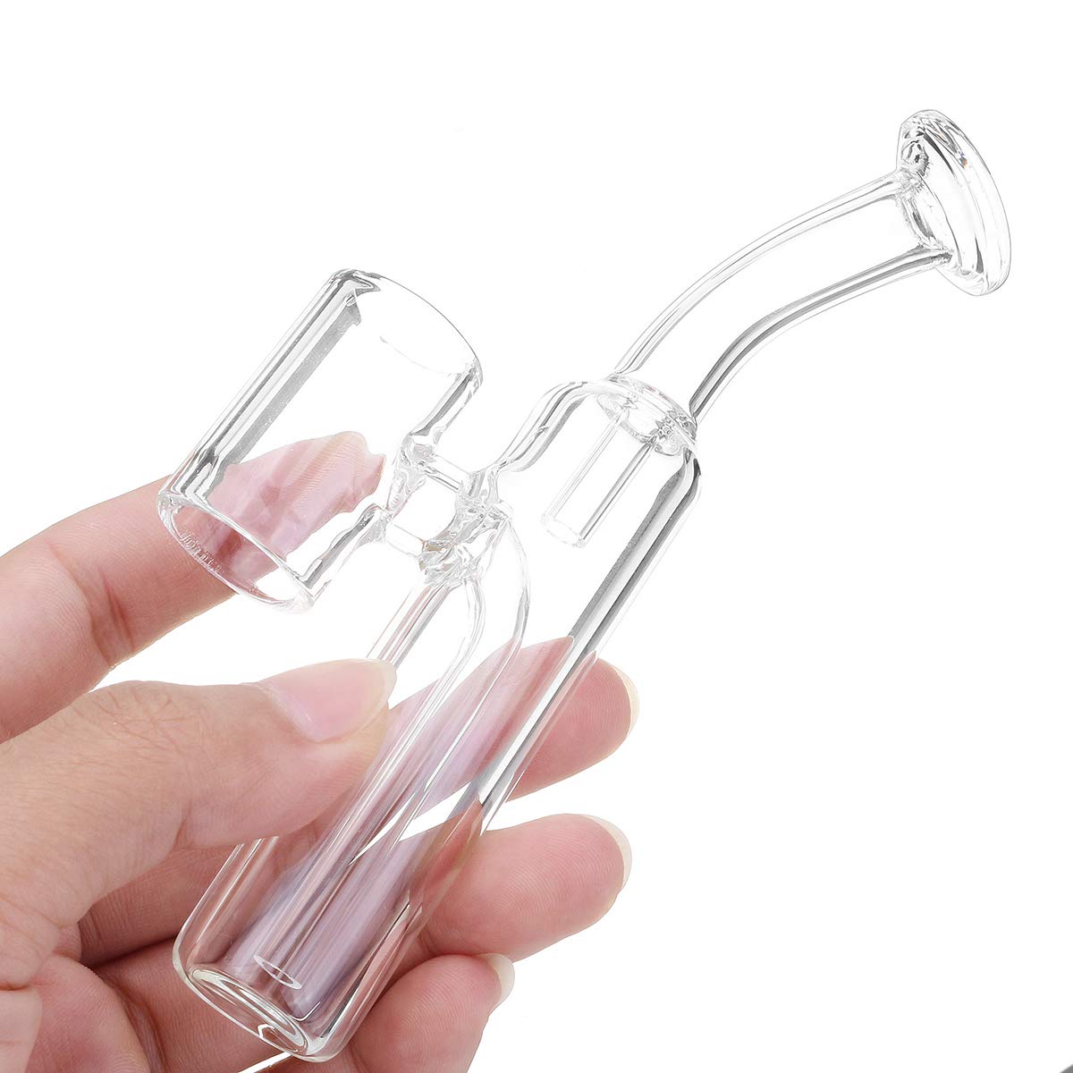 G9 Henail Mini Pipa De Vidrio De Agua Botella De Paja Cristalería Shisha Chicha - Azul