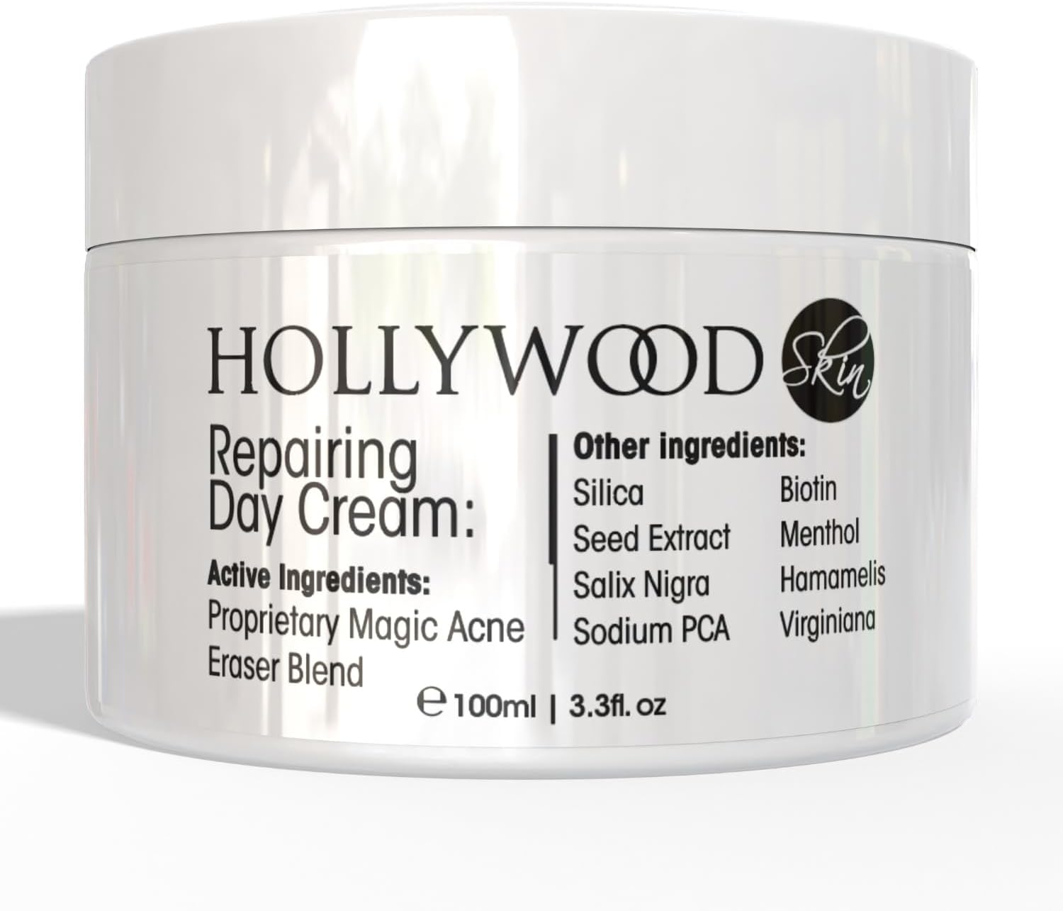 KRACHTIGE acnecrème – 1% salicylzuur! 400% STERKER dan gewone acnecrèmes. Klinisch bewezen dat het betere resultaten geeft, sneller. De meest effectieve huidherstellende acnecrème voor overdag beschikbaar. Potje van 120 ml