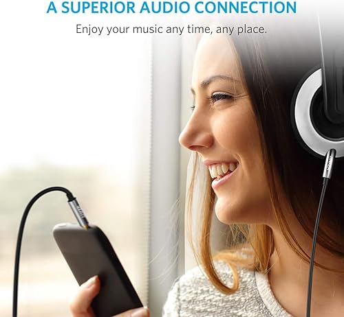 Miniatura 2 de Anker - Cable auxiliar de audio de 0.138in, cable Auxiliar para auriculares Beat, iPods, iPhones, iPads, estéreo de auto y mucho más