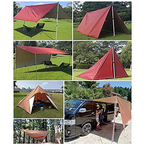 Toldo impermeable 3.2x3m para camping y playa miniatura 5