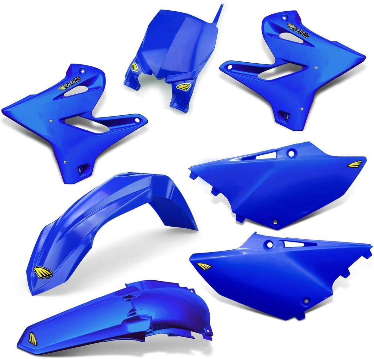 Powerflow Plastic Kit (Blue) Compatible With 15-19 YAMAHA YZ250