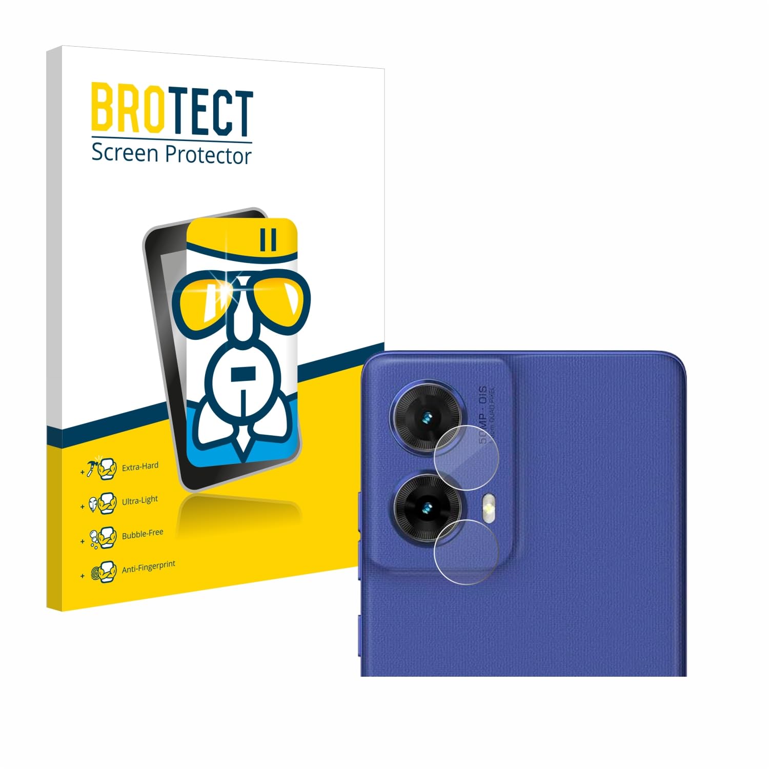 Brotect Pellicola In Vetro Ibrido AirGlass Per Doogee Tab G6 Plus – Durezza 9H, Ultrasottile, Anti-Impronta, Made In Germany