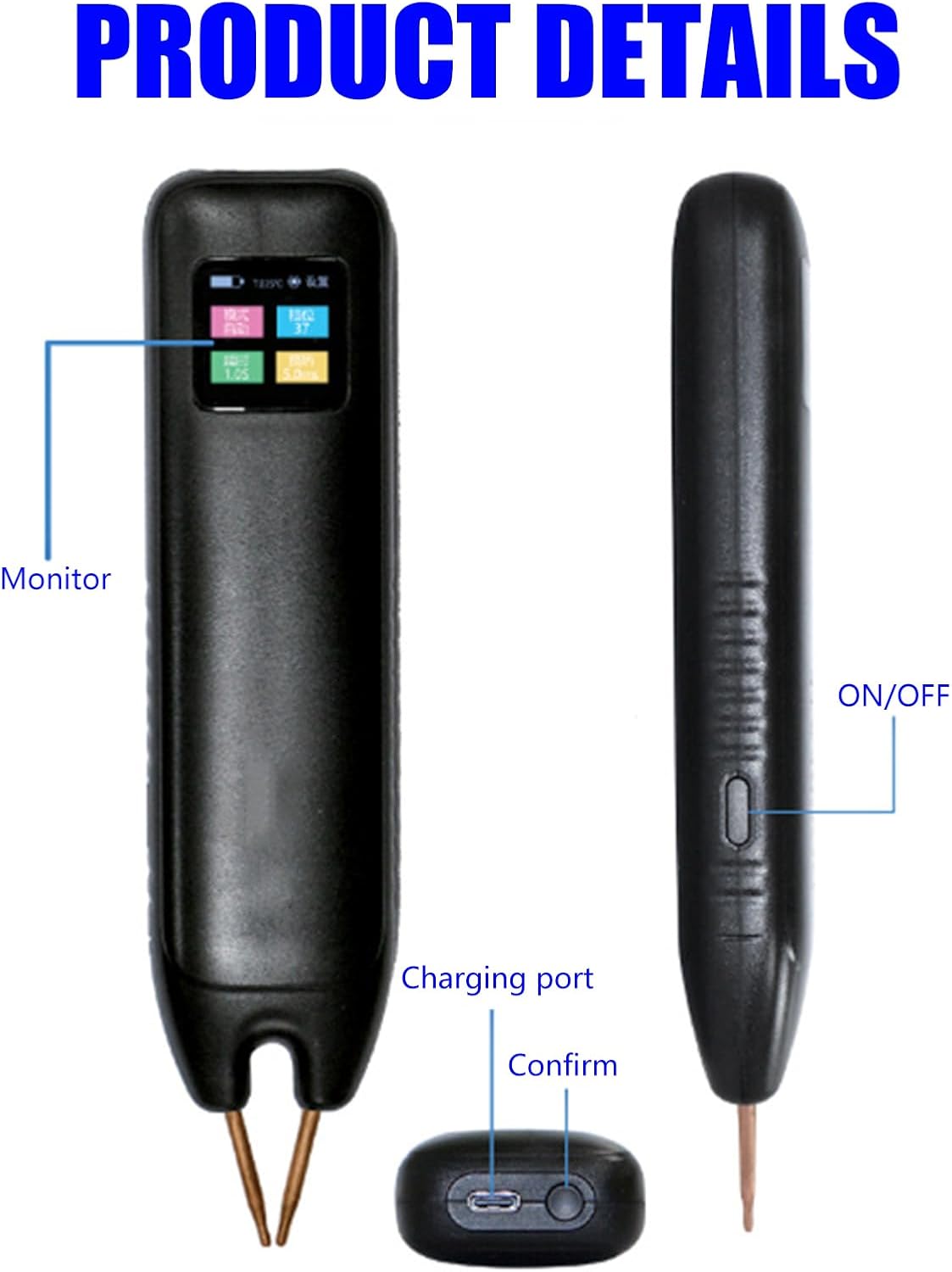 99 Levels Precise Digital Spots Welder with Integrated Battery Suitable for Extended Use Application and Easy Operations