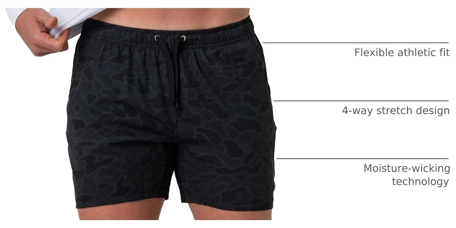 BURLEBO Men’s Athletic Shorts | Versatile Training & Casual Shorts with Liner and Side Pockets