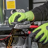 Vista 3 de Klein Tools Paquete de herramientas de crimpado y corte Alicates de punta de aguja, cortadores laterales de nariz larga, alicates de cocodrilo