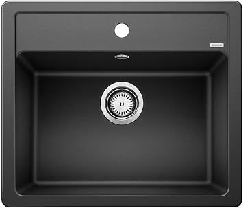 BLANCO LEGRA 6 | Granit evye Silgranit antrasit | Montaj t r   stten montaj | 60 cm geni li inde alt dolaplar i in | Optimum kullan m i in b y k lavabo hacmi | Temizlemesi kolay  st y zey