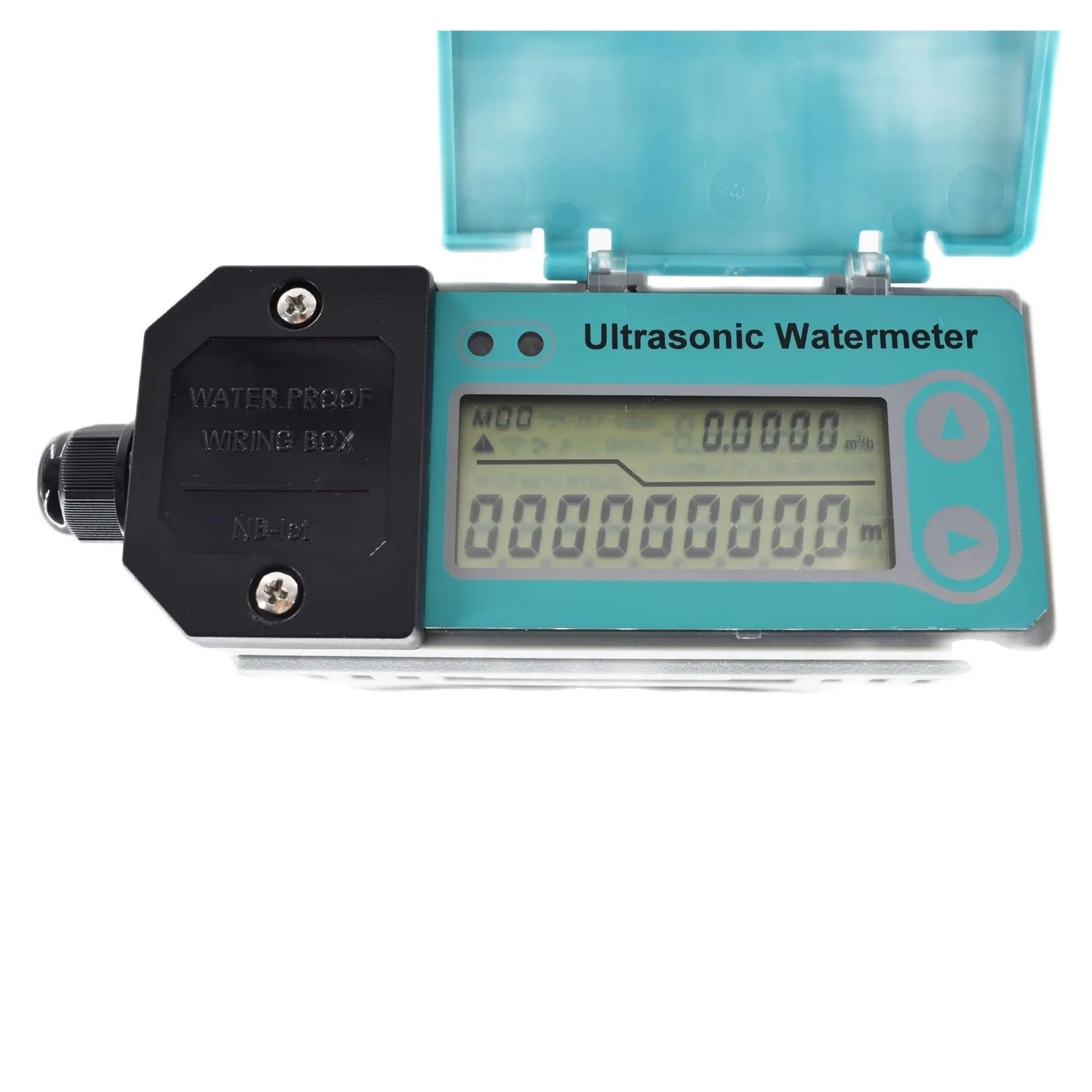 Przepływomierz, wodomierz, Licznik Wody Ultradźwiękowy Zasilany Bateryjnie DN50 DN65 DN80 DN100 DN125 DN150mm RS485 Cyfrowy Przepływomierz IP68 Typu Kanapkowego(DN65)