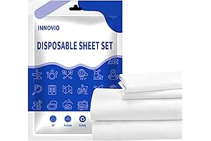 4PCS Disposable Bed Sheets Travel Fit All Sizes