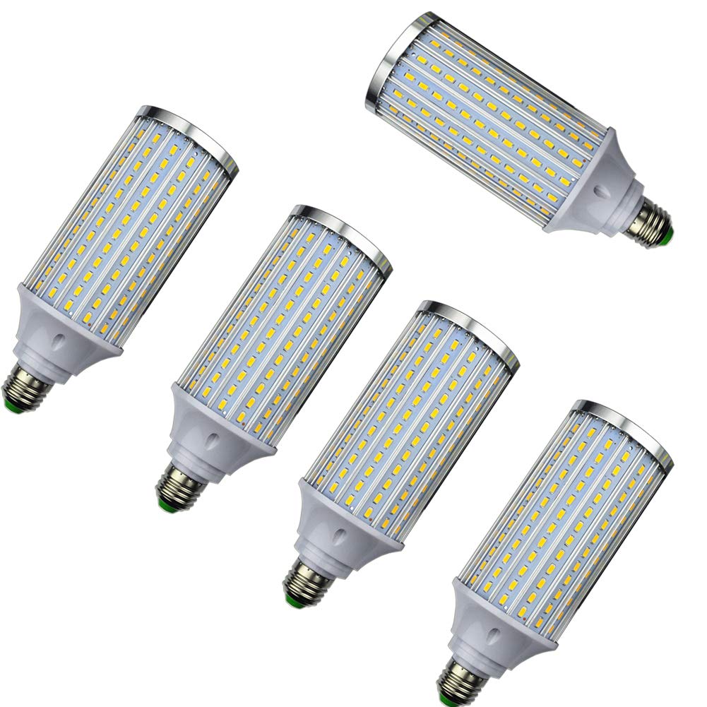 80W, 8000 lúmenes, luz libre 360° bombilla LED tipo mazorca, súper brillante, cálido