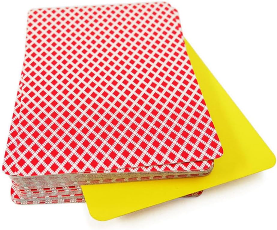 5Pcs Plastic Poker Cut Cards Easy Use Poker Playing Game Accessory for Home Use Lightweight Poker Card Dealer Tools
