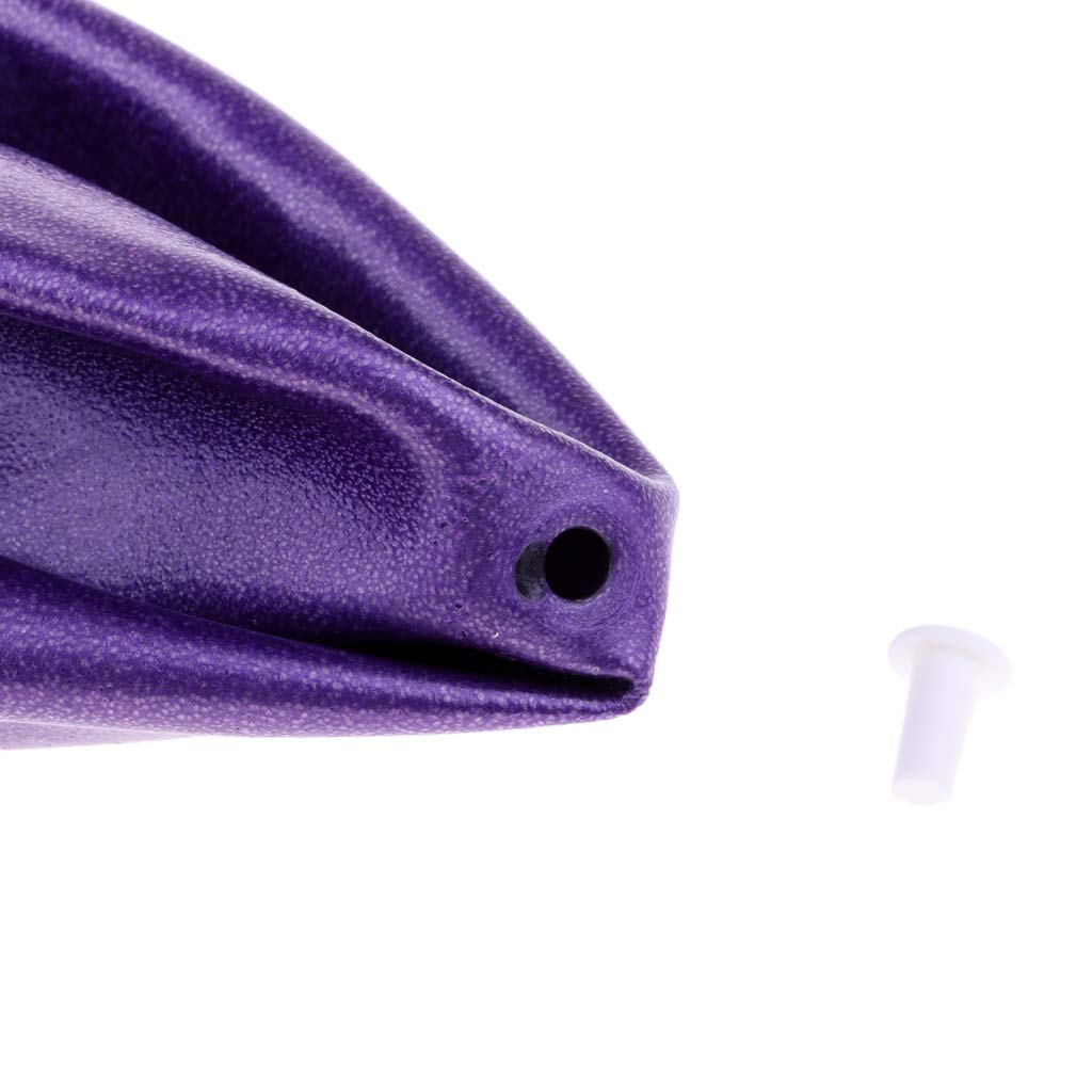Pelota de yoga (25 cm, suave, antiestallido, para gimnasio), color morado