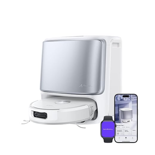 Aspirateur Robot Laveur avec Station Narwal Flow