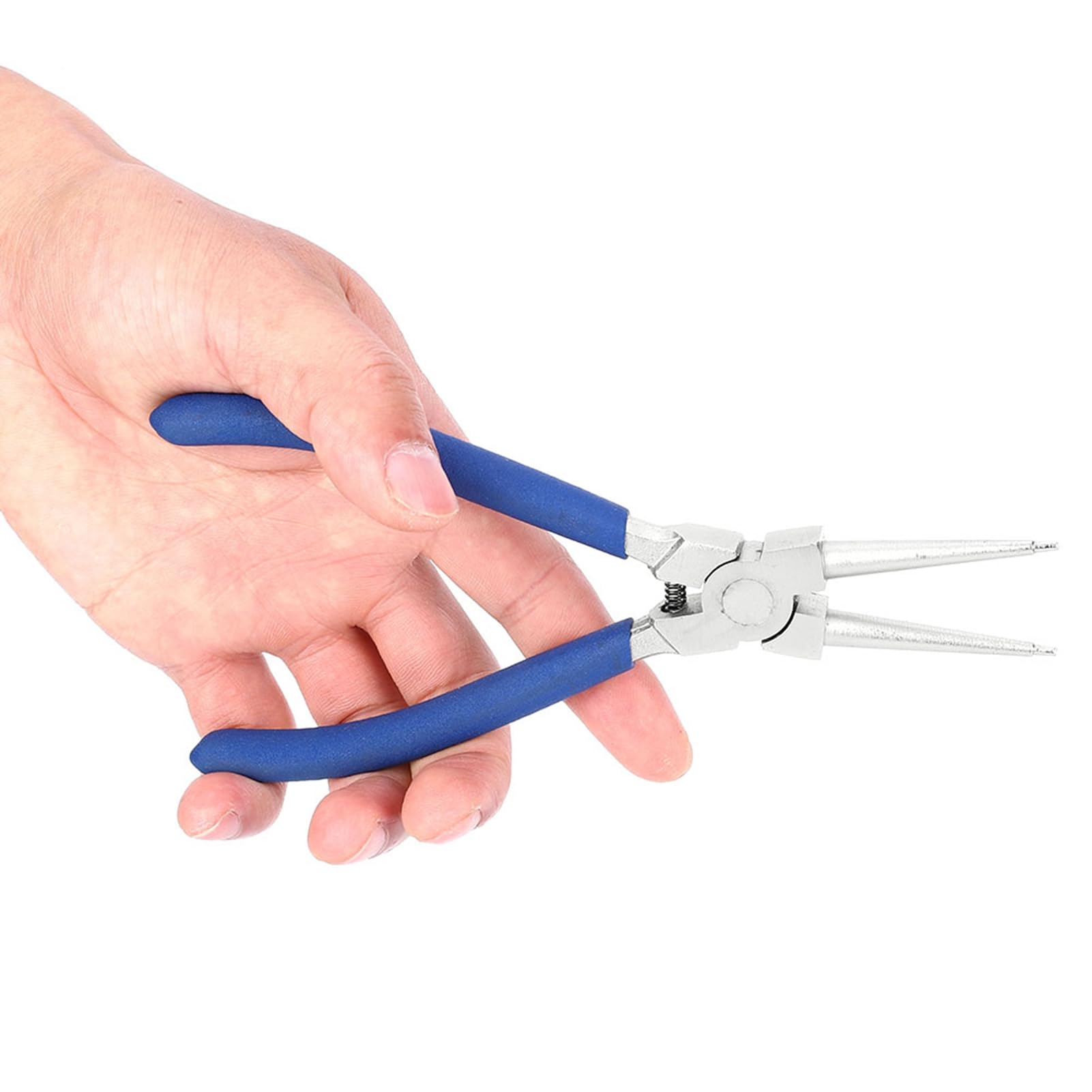 Versatile 4pc. Professional, Circlip Pliers Set with Straight and Curved Jaws for Various Applications with Internal Springs for Smooth Suitable for Home and
