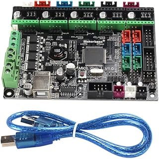 MKS Gen-L V 2.1 1.0 Control Board 3D Printer Parts With TMC2209 TMC2208 Uart Mode Gen L for Ramps1.4 A4988 DRV8825 (Color : MKS Gen-LV1.0)
