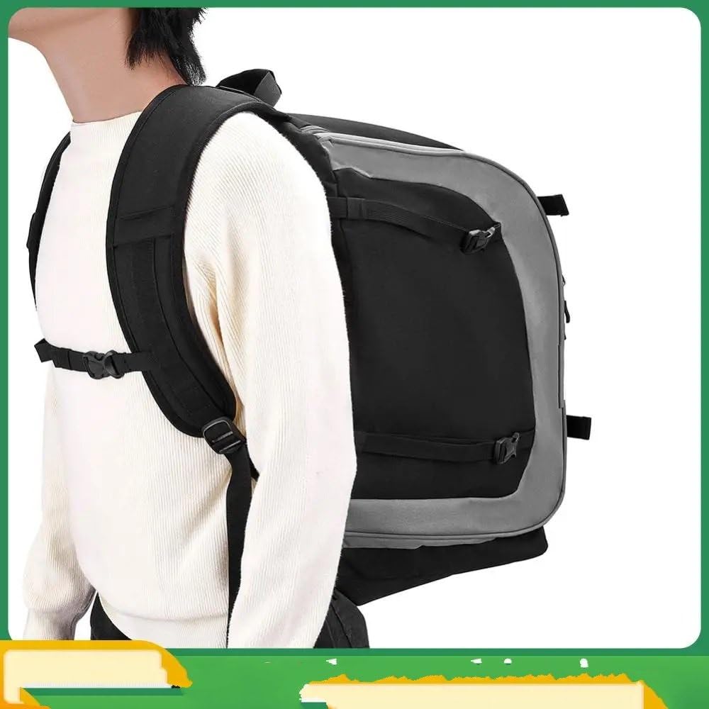 Zaino da sci da 65 litri, grande capacità, per casco, abbigliamento, uomo, donna, viaggio, regolabile, impermeabile