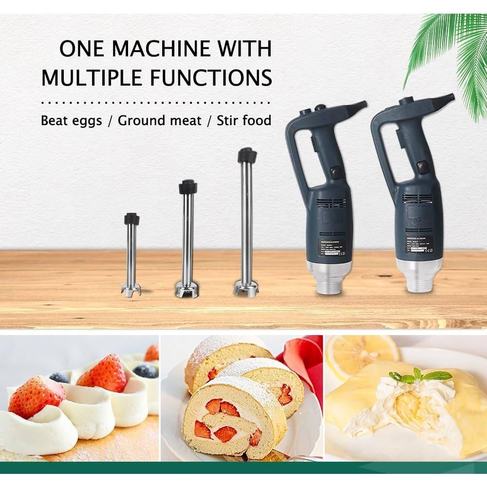 Commercial Immers Blender - 500W Zmienna prędkość do stosowania