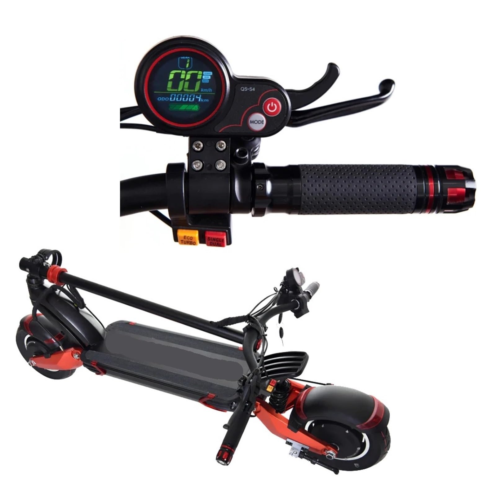 Interruttore display velocità potenza misuratore LCD scooter elettrico, for Kugoo, for M4 Pro FLJ T113 Janobike, for ZERO, 10 accessori universali for bici elettriche Cruscotto per scooter ele