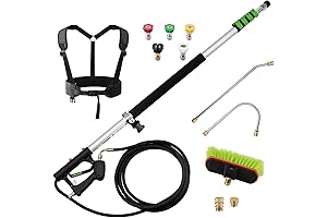 24 FT Pressure Washer Telescoping Wand with Pressure Washer Extension Wand