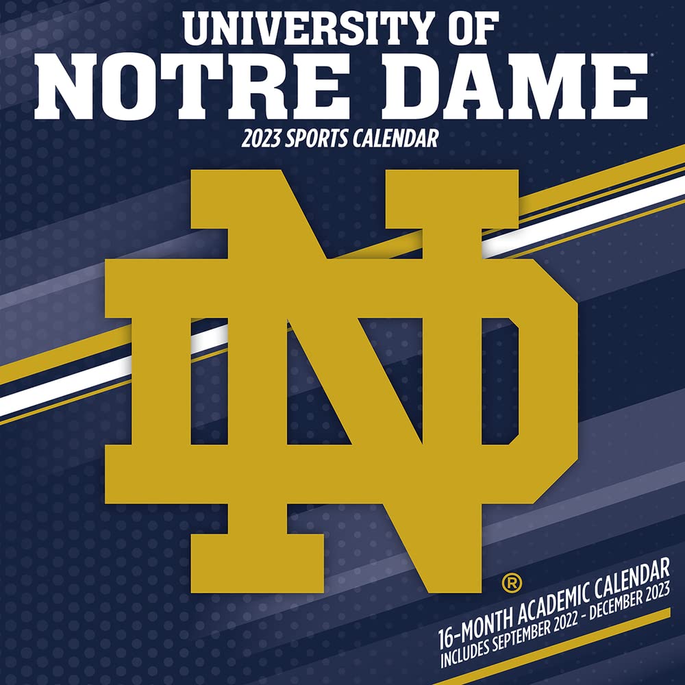 Notre Dame Fighting Irish 2023 12x12 Team Wall Calendar : Amazon.ca: Office  Products