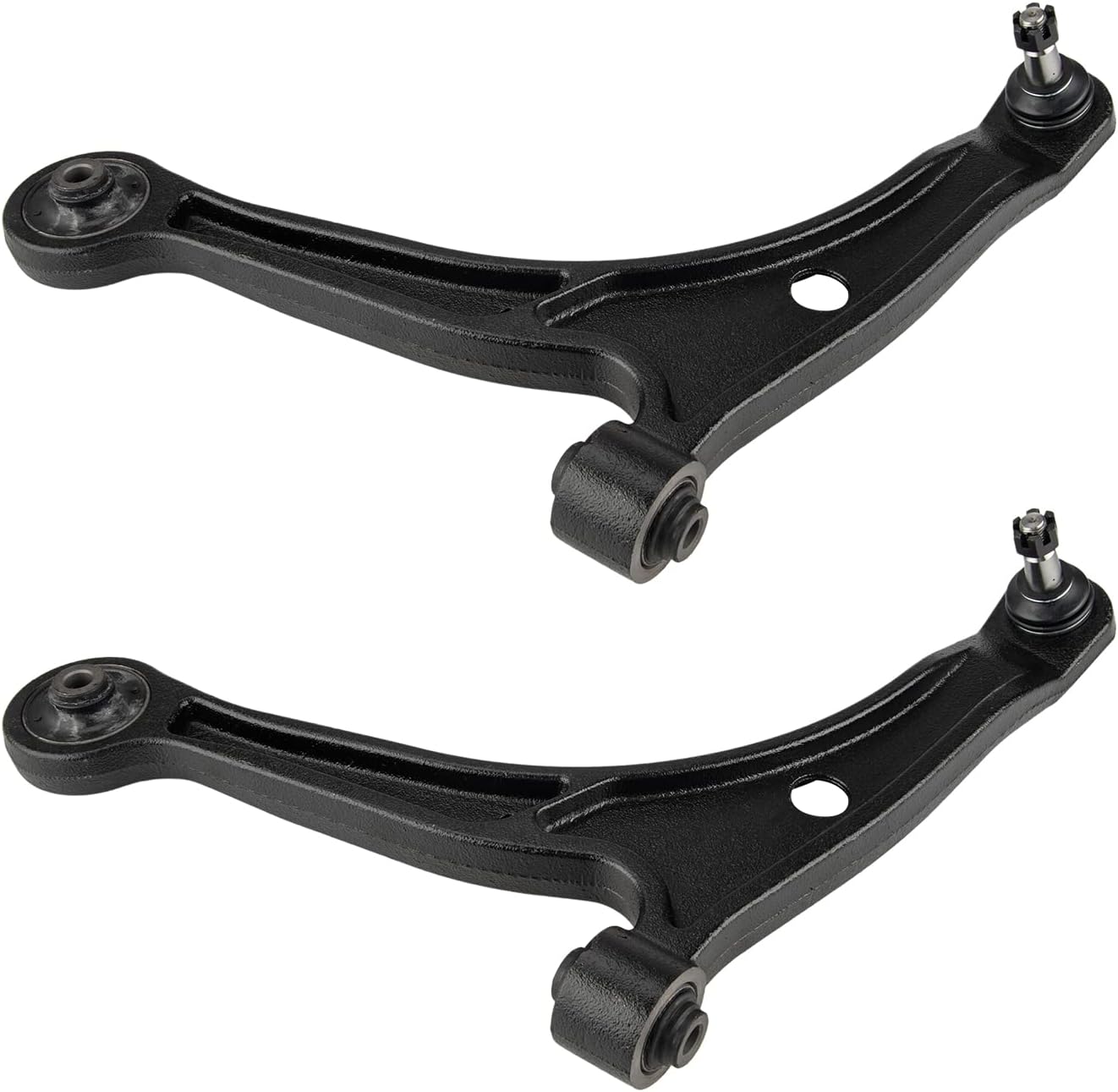 Torchbeam K621349 K621350 2Pcs Front Lower Left Right Control Arms with Ball Joints, Compatible with MDX 2001 2002 2003 2004 2005 2006, Pilot 2003-2008
