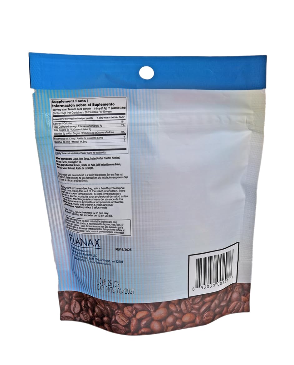 Flanax Throat Defense Coffee Flavor — Amazon image 3