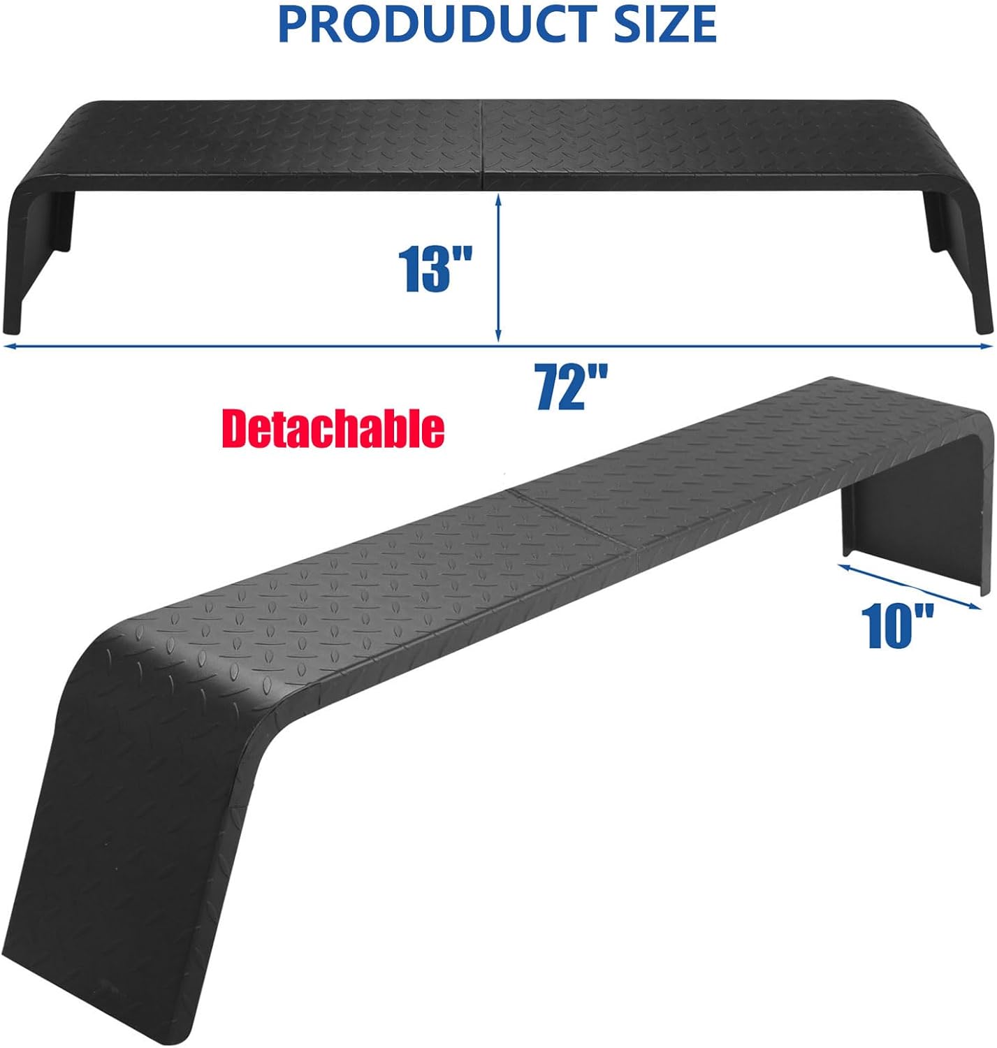 Trailer Fenders, Heavy Duty Plate Steel Fenders for 13"-15" Wheels Tandem Axle Trailer- 2Pcs