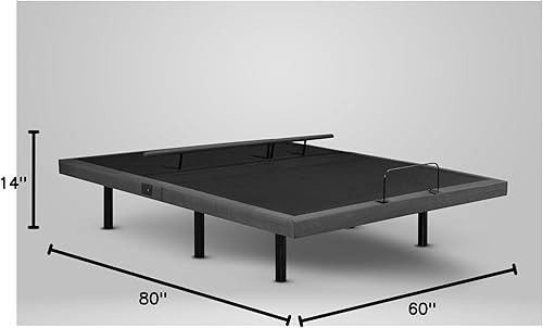 Miniatura 9 de iDealBed 7i - Base de cama ajustable personalizada, inclinación de almohada, ajuste lumbar, abrazador de pared, inalámbrico, masaje, memoria,